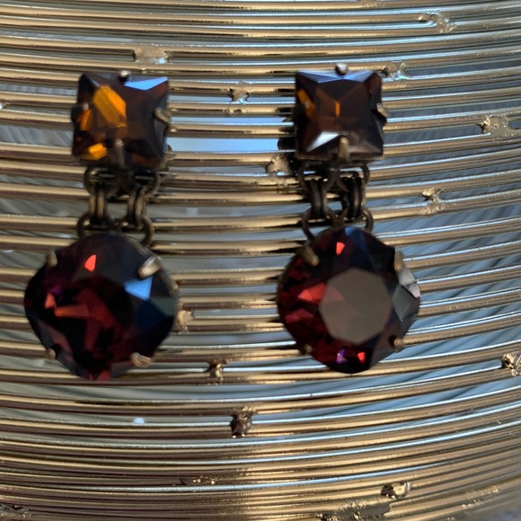 SORRELLI Pierced Earrings Antique Gold Brass - Picture 5 of 9